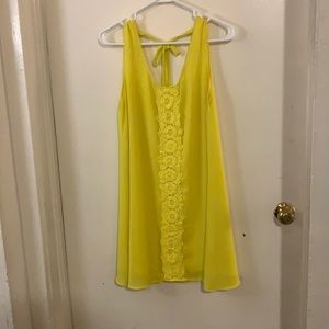 Yellow summer dress